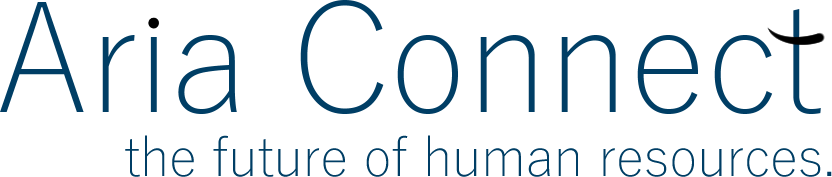 Aria Connect: the future of human resources title logo