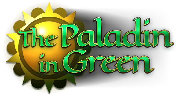 The Paladin in Green title logo