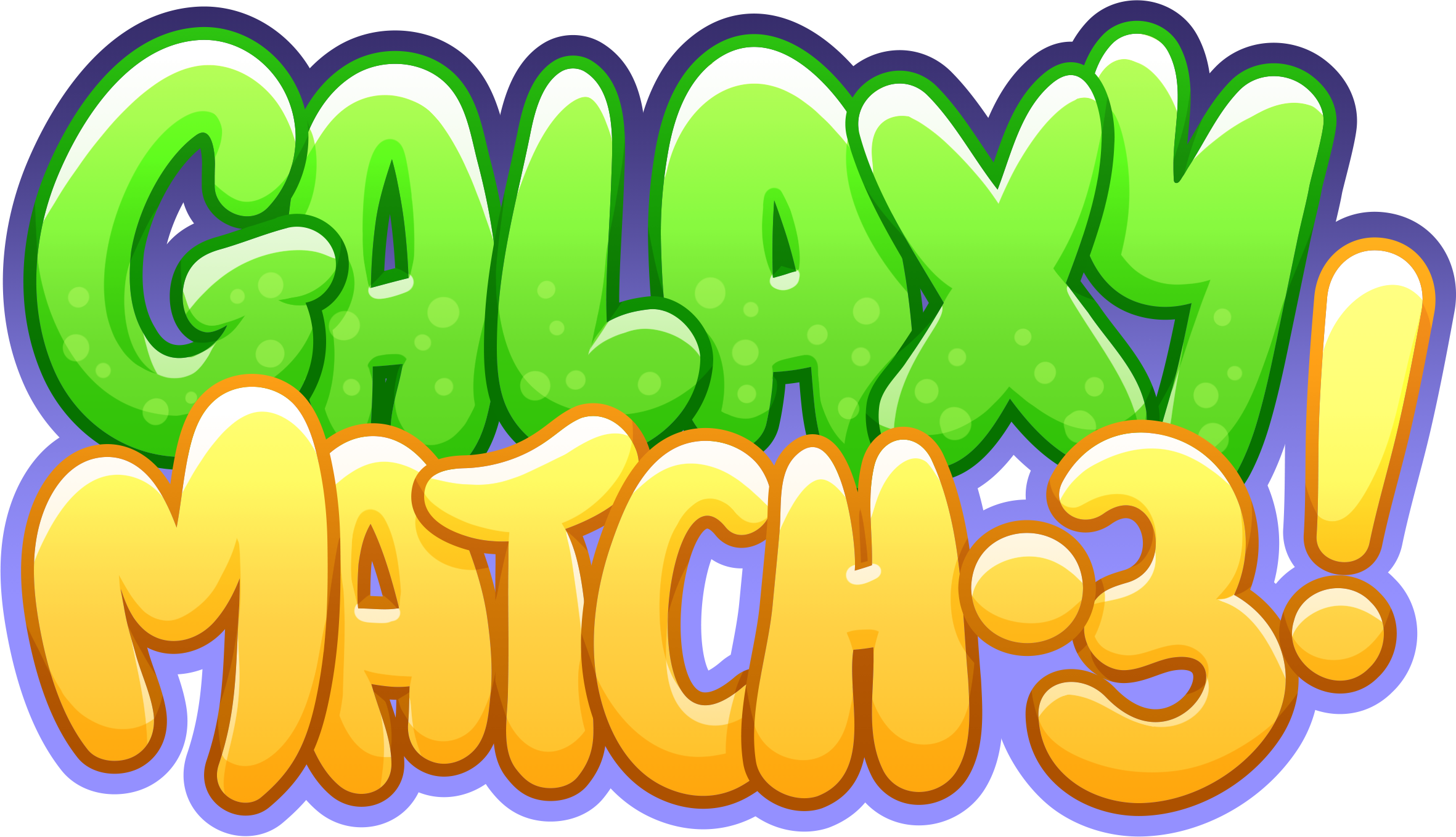 Galaxy Match-3 title logo